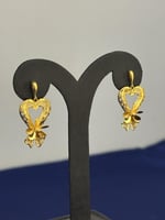 حلق كهرمان ذهب (عيار21K)