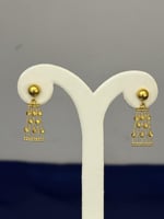 حلق كهرمان ذهب (عيار21K)