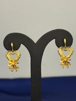 حلق كهرمان ذهب (عيار21K)