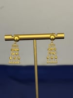 حلق كهرمان ذهب (عيار21K)