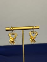 حلق كهرمان ذهب (عيار21K)