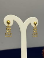 حلق كهرمان ذهب (عيار21K)