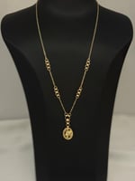 عقد كهرمان ذهب (عيار21K)