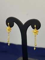 حلق كهرمان ذهب (عيار21K)