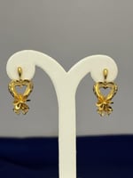 حلق كهرمان ذهب (عيار21K)