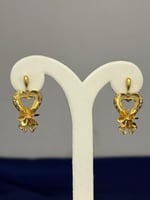 حلق كهرمان ذهب (عيار21K)