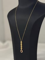 عقد كهرمان ذهب (عيار21K)