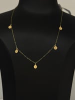 عقد كهرمان ذهب (عيار21K)