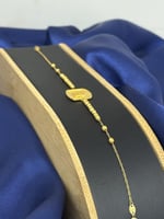 أ سوارة كهرمان ذهب (عيار21K(