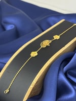 حلق كهرمان ذهب (عيار21K)