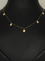 عقد كهرمان ذهب (عيار21K)