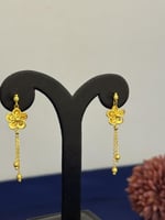 حلق كهرمان ذهب (عيار21K)