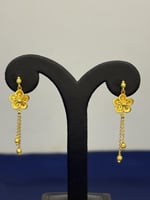 حلق كهرمان ذهب (عيار21K)