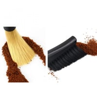 فرشاة تنظيف قهوة احترافية برأسين لطاحونة