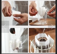 مجموعة من 50 فلتر ترشيح قهوة