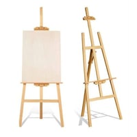 حامل لوحات كانفس خشبي مقاس 175 سم
