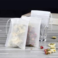 اكياس ورقية فارغة لشاي أو الاعشاب - 100 حبة