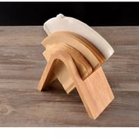 حامل فلاتر ترشيح للورق مصنوع من الخشب