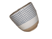 كوب قهوة بخطوط زرقاء 120 مل