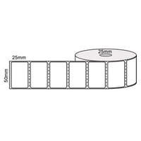 ورق طباعة حراري باركود لاصق مقاس 50mm*25mm عدد 100...