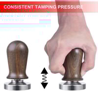 مكبس تامبر قهوة بضغط ثابت مقاس 51 خشبي