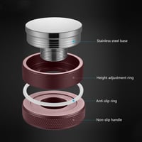 موزع القهوة حجم 51 ملم بني - Distributor Tamper Br...