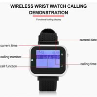 جهاز نداء بيجر للمطاعم والمقاهي مع ساعة مع 10 اجهز...