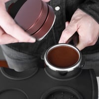 موزع القهوة حجم 53 ملم بني - Distributor Tamper Br...