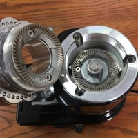 مطحنة قهوة كهربائية ذات ترس مسطح ستانلس ستيل للقهو...