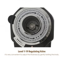 طاحونة قهوة كهربائية ذات ترس مسطح تيتانيوم من دبل...