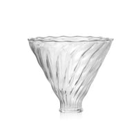 قمع تقطير زجاج V60 حجم V01