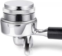 ضاغط و موزع القهوة 2 في 1 حجم 51 ملم فضي - Distrib...