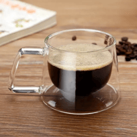 كوب زجاج مزدوج حجم 200 مل - دبل جلاس