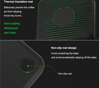 ميزان القهوة المختصة مع مؤقت - 0.1 اجرام الى 3 كيل...