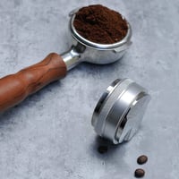 ضاغط و موزع القهوة 2 في 1 حجم 51 ملم فضي - Distrib...