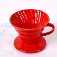 قمع تقطير V60 سيراميك احمر صغير - 01