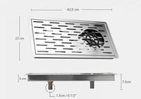 رينزر شفاط لركن القهوة لغسل الاكواب لون اسود - حجم...