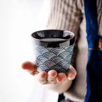 كوب قهوة الميلامين 200 مل أزرق