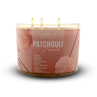 شمعة معطرة باتشولي اند فانيلا 3 فتلات