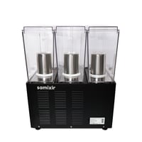 خلاط عصيرات تبريد 20لتر 3حوض شلال اسود سامكسير ترك...