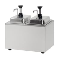 موزع صوص ضغاط ستانلس ستيل مزدوج 2×1 لتر