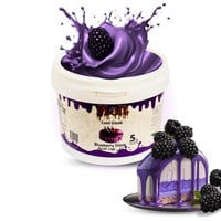 صوص سائل تزين الكيك جلي نكهة توت ازرق