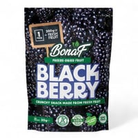 توت أسود مجفف بالتجميد 30 جم