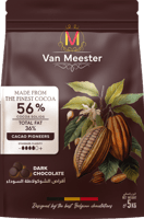 حبيبات شوكلت دارك غامق فان دي ماستر نسبة 56%