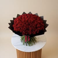 بوكية ١٠٠ ورده أحمر