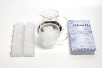 10 كراتين مكعبات ماء جاهزة للتجميد