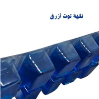 كرتون مكعبات (نكهة توت أزرق + ماء) جاهزة للتجميد