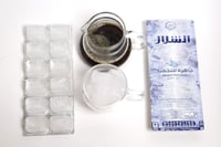 كرتون مكعبات ماء جاهزة للتجميد