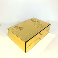 علبة فخمة بسحابتين من الخشب المغطاة بالاكريليك الذ...