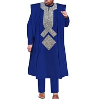 طقم ملابس رجالي أفريقي 3 قطع